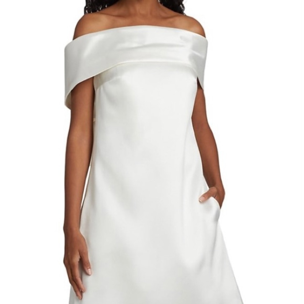 AMSALE White Wedding Dress